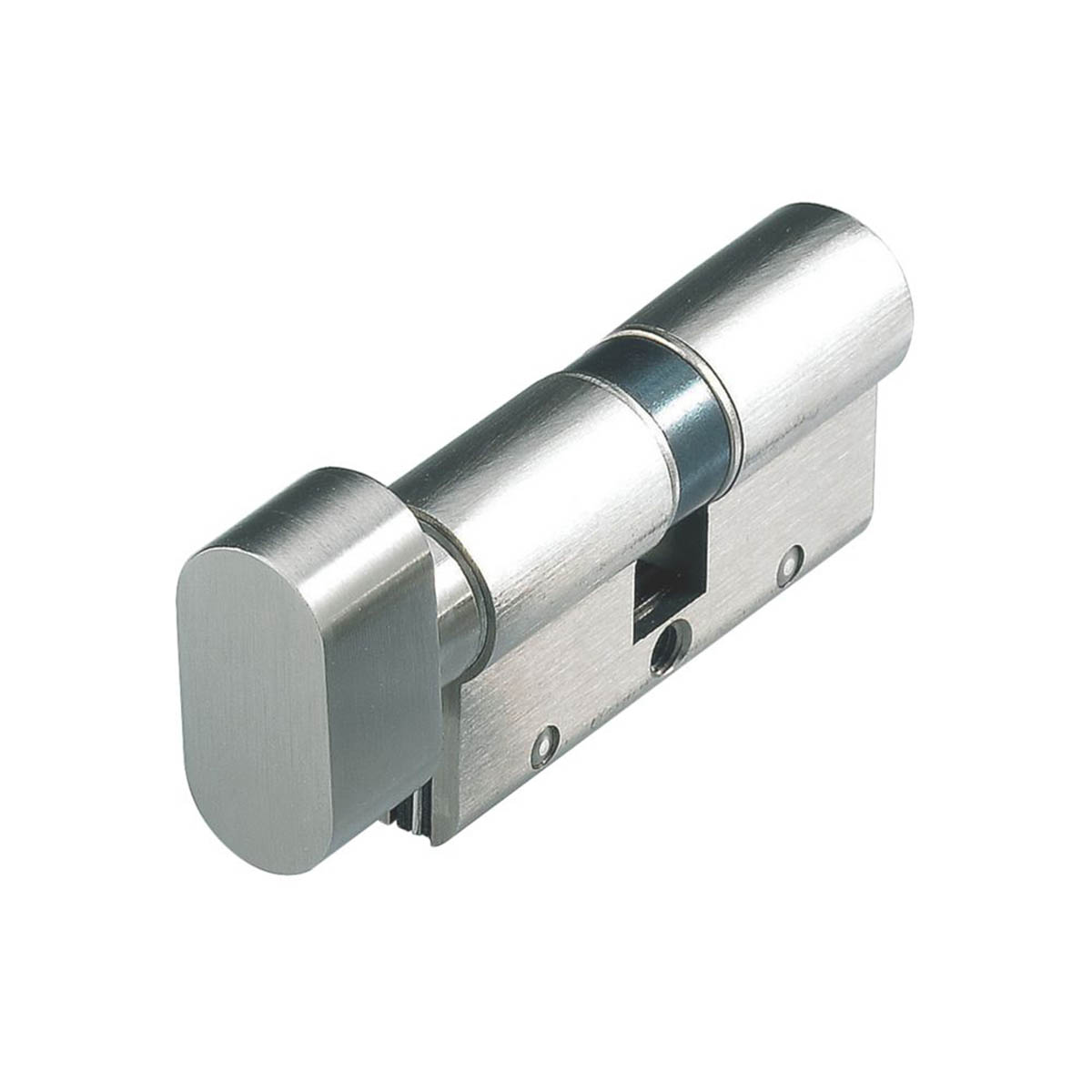 Cisa Euro Cylinder Thumbturn 10-Pin Anti Snap 45-45 3 Keys Nickel Plated 90mm - Image 1
