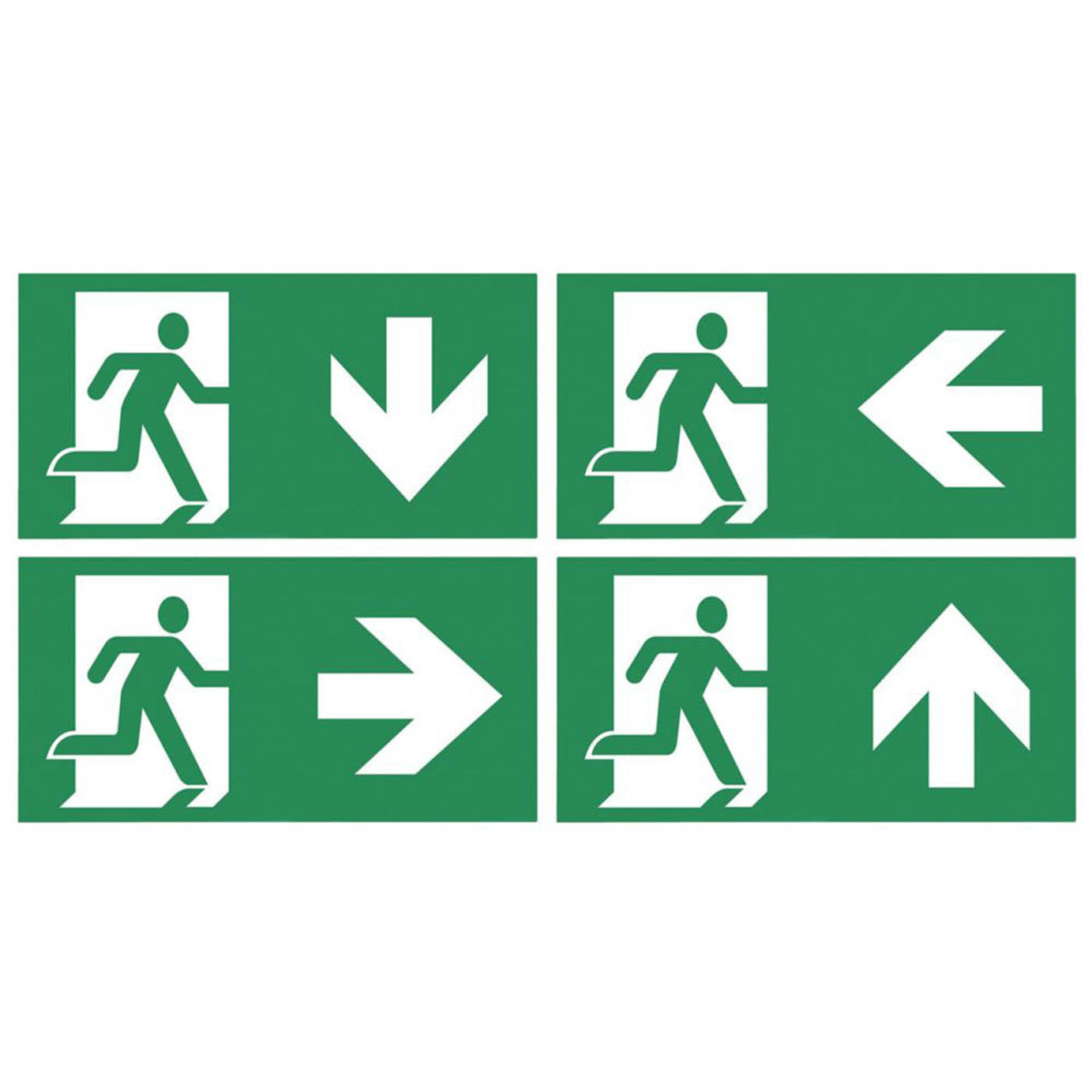 Brackenheath LED Exit Sign Ultra Slim Hanging Surface-Mounted 220mm x 300mm - Image 2