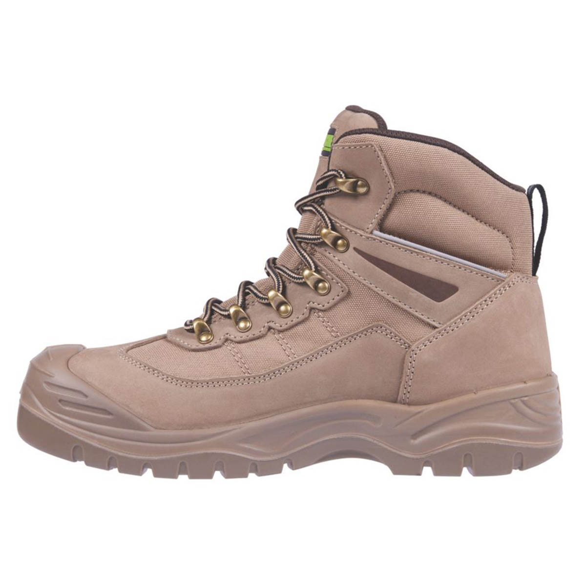 Apache Mens Safety Boots Stone Beige Steel Toe Cap Comfort Ankle Size 10 - Image 2
