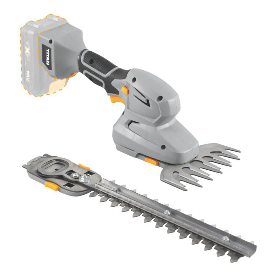 Titan Grass Trimmer Hedge Shear Mini Cordless 18V Li-Ion TXP - Body Only - Image 1