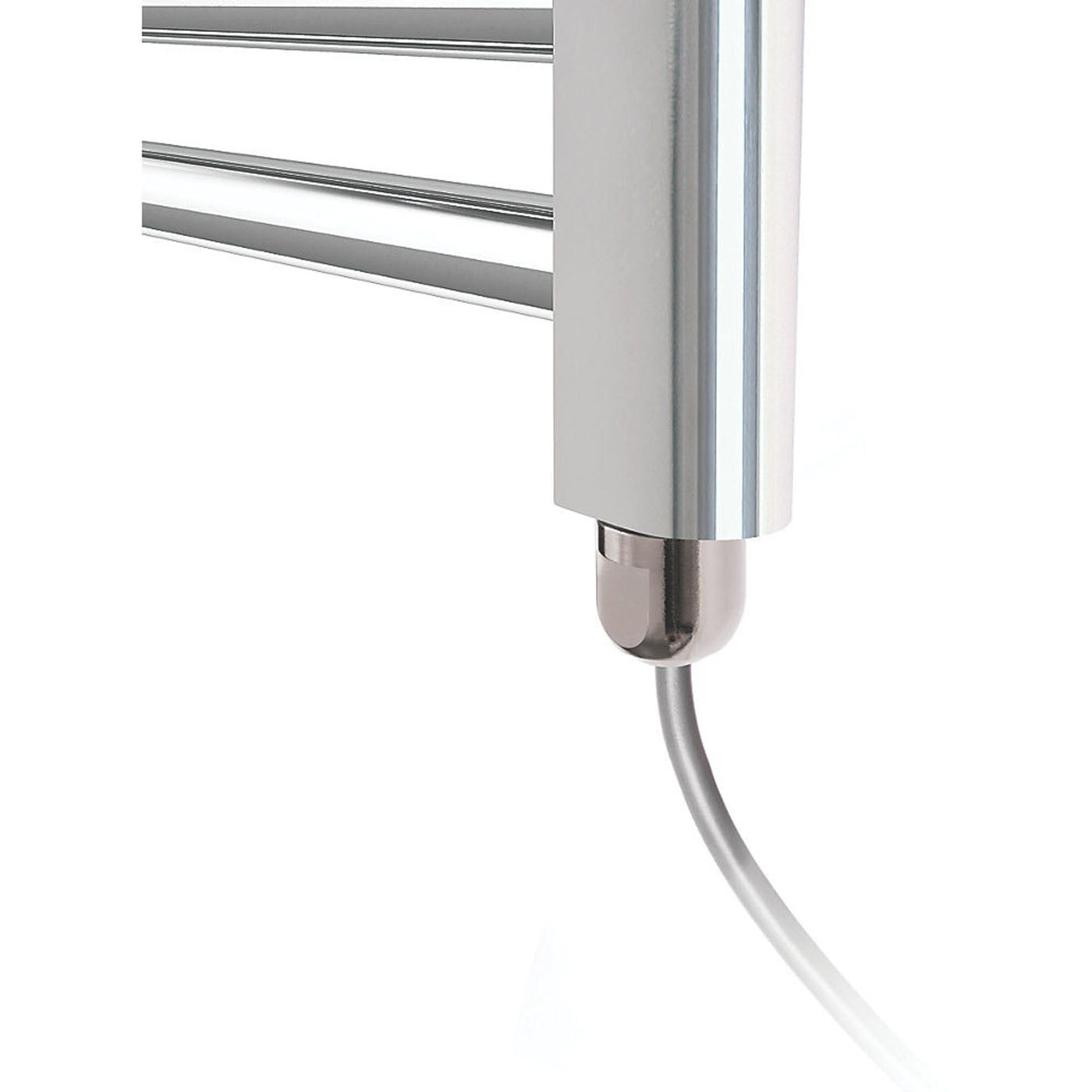 Terma Towel Rail Radiator Electric Flat Ladder Chrome 600 x 400mm 512BTU - Image 2