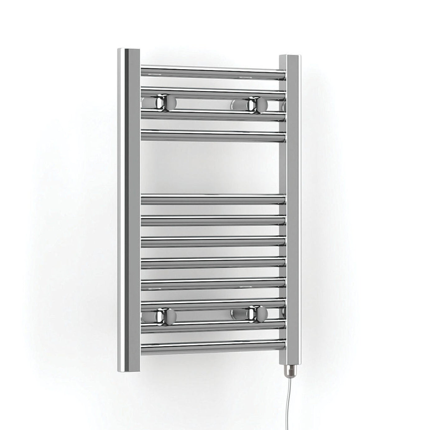 Terma Towel Rail Radiator Electric Flat Ladder Chrome 600 x 400mm 512BTU - Image 4