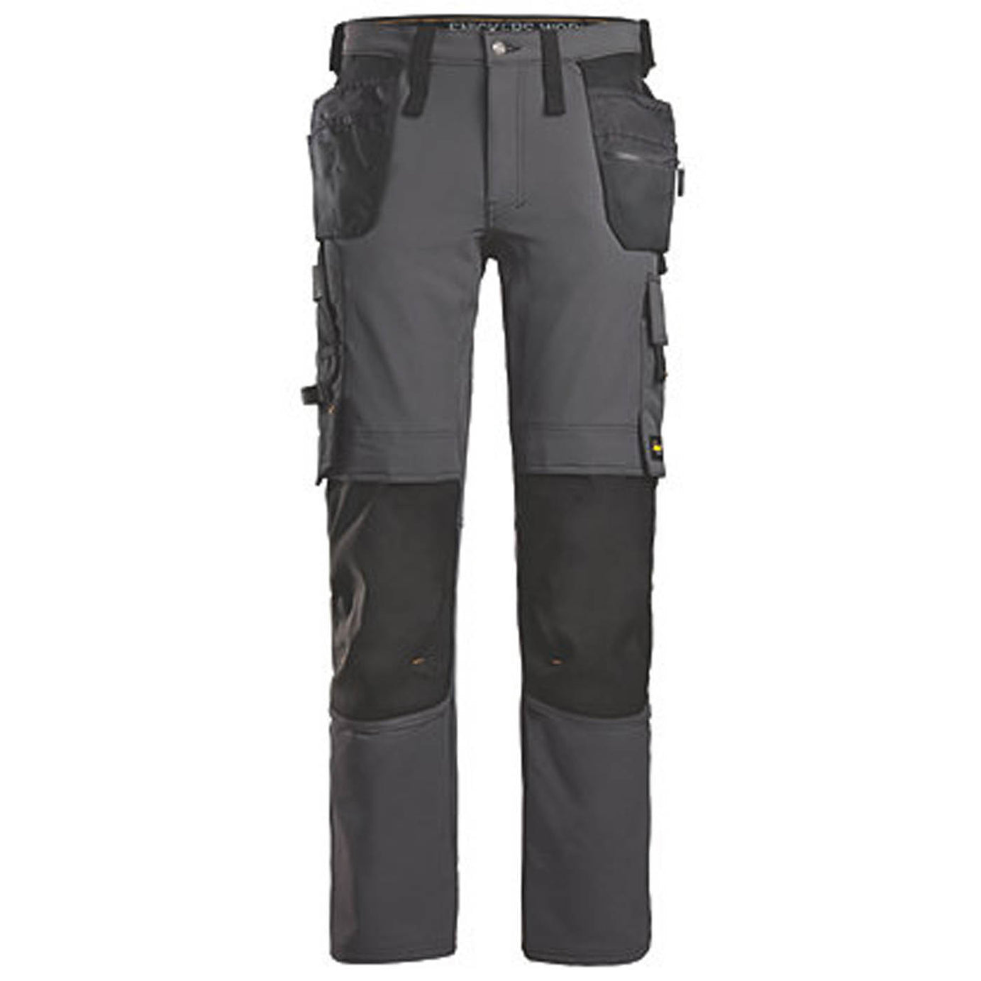 Snickers Work Trousers Mens Slim Fit Black Splashproof Multi Pockets 30W 30L - Image 1