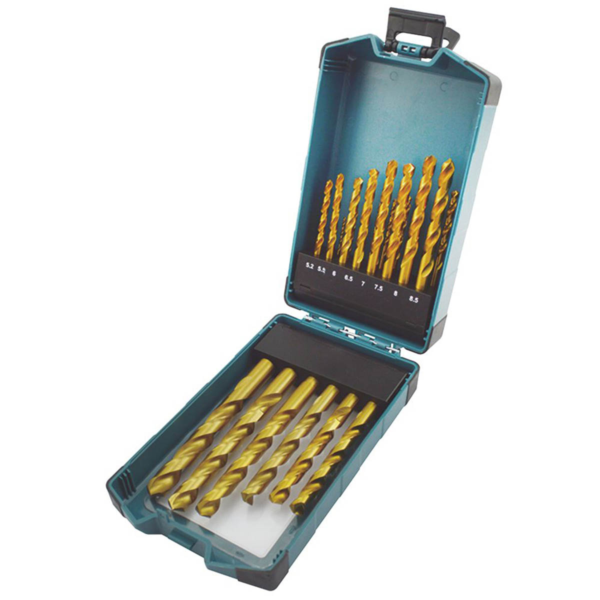 Erbauer Drill Bits HSS Straight Shank High Speed Steel Tip For Metal Set Of 25 - Image 1