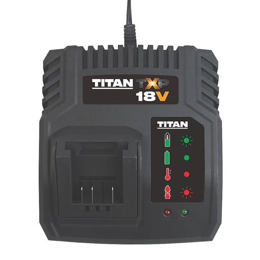 Titan Battery Charger 18V TTB805CHR Li-Ion TXP Fast Charging Powerful 240V 4A - Image 1