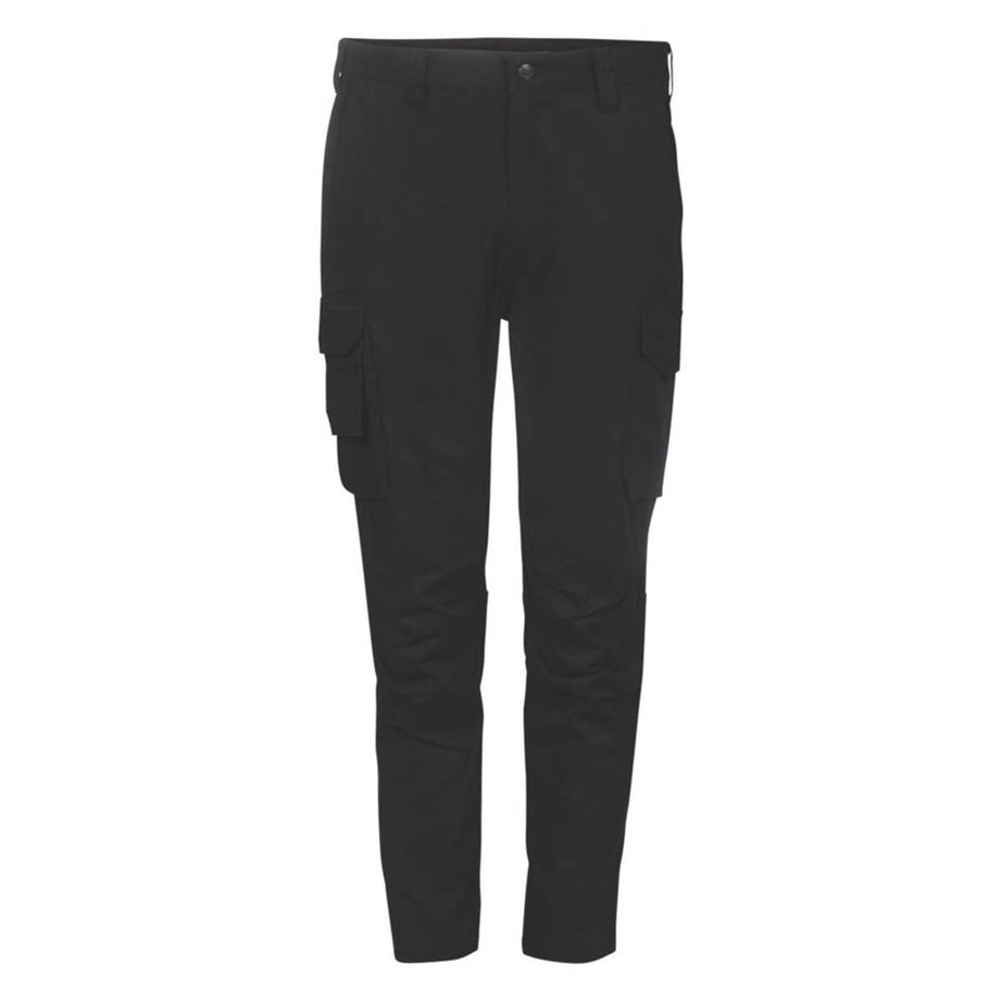 Apache Work Trousers Mens Slim Fit Black Lightweight Multi Pockets 32"W 31-33"L - Image 1