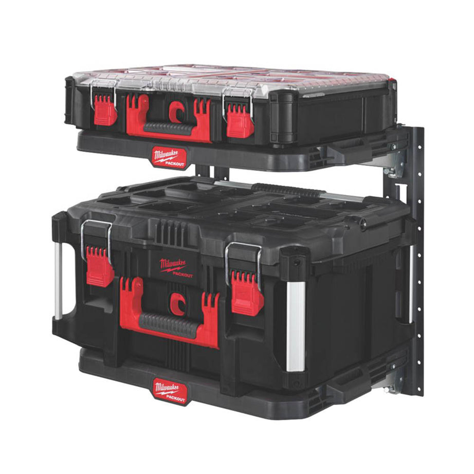 Milwaukee Packout Racking System Kit 508mm Versatile Mounting Options 44 Kg - Image 3