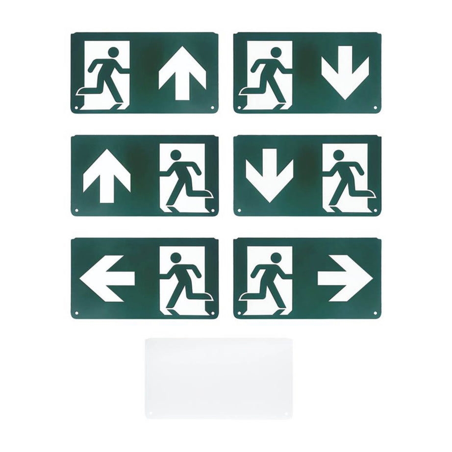 Lexco Emergency LED Exit Light Arrow Kit Maintained or Non-Maintained 2.2W 20lm - Image 1