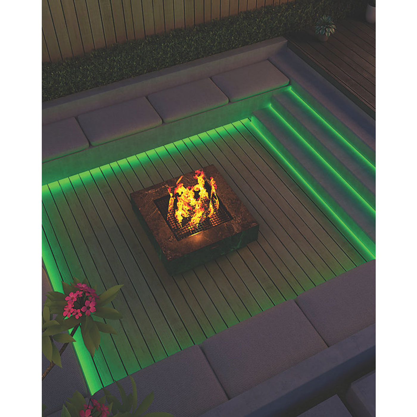 Outdoor LED Strip Light Smart RGBW Garden Colour Changing Dimmable 5M - Image 4