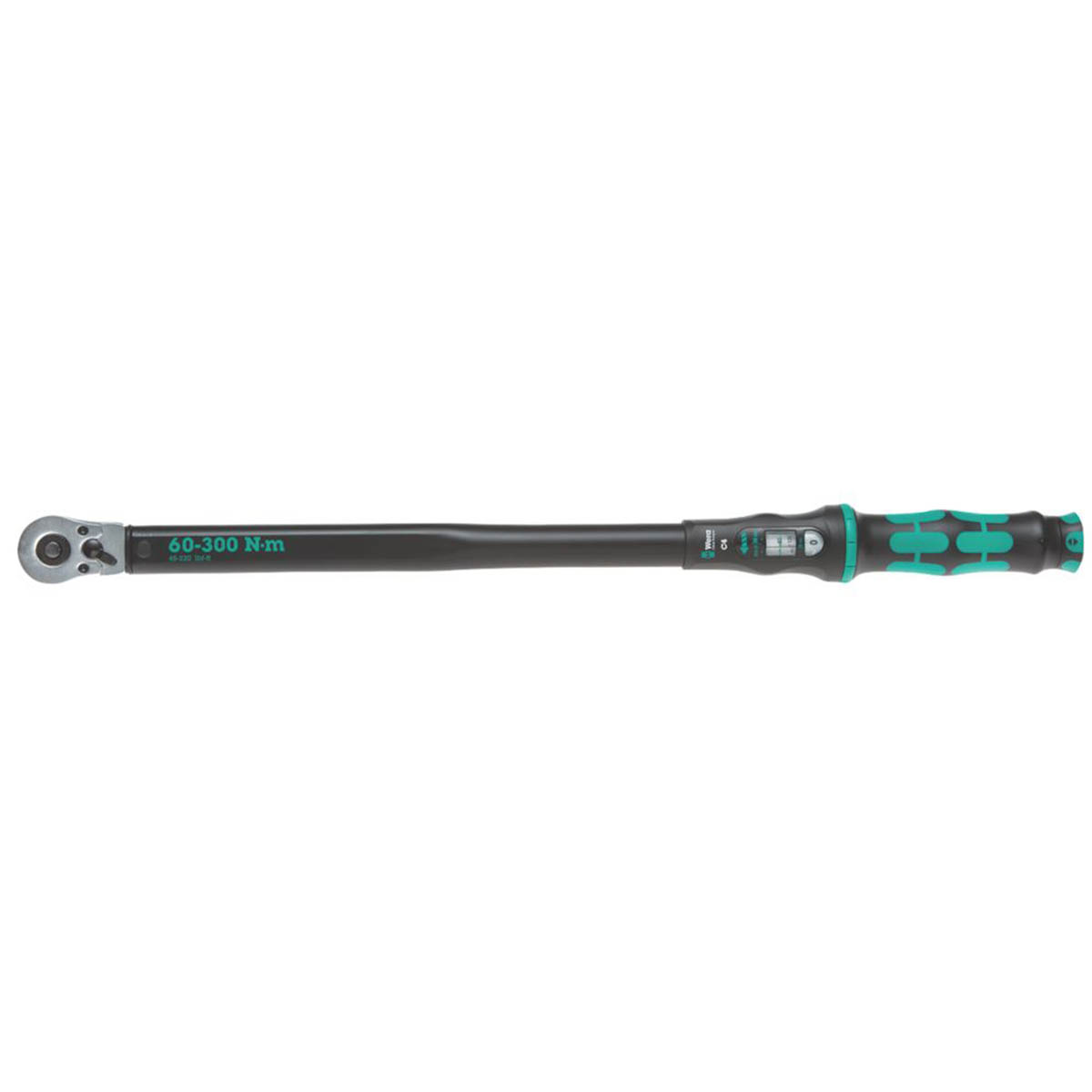 Wera Adjustable Torque Wrench Click-Torque C4 Ergonomic Soft-Grip 1/2" x 24.4" - Image 1