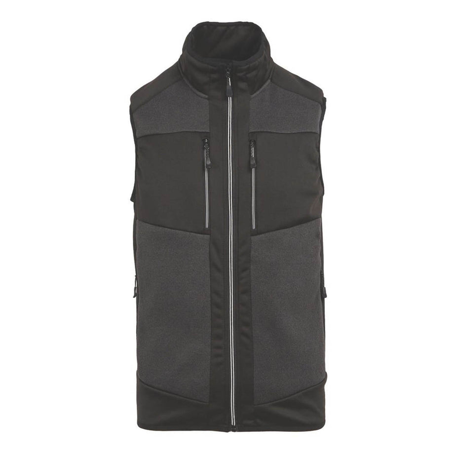 Regatta Bodywarmer Mens Ash Black Full Zip Gilet Vest Jacket Medium 39.5" Chest - Image 1