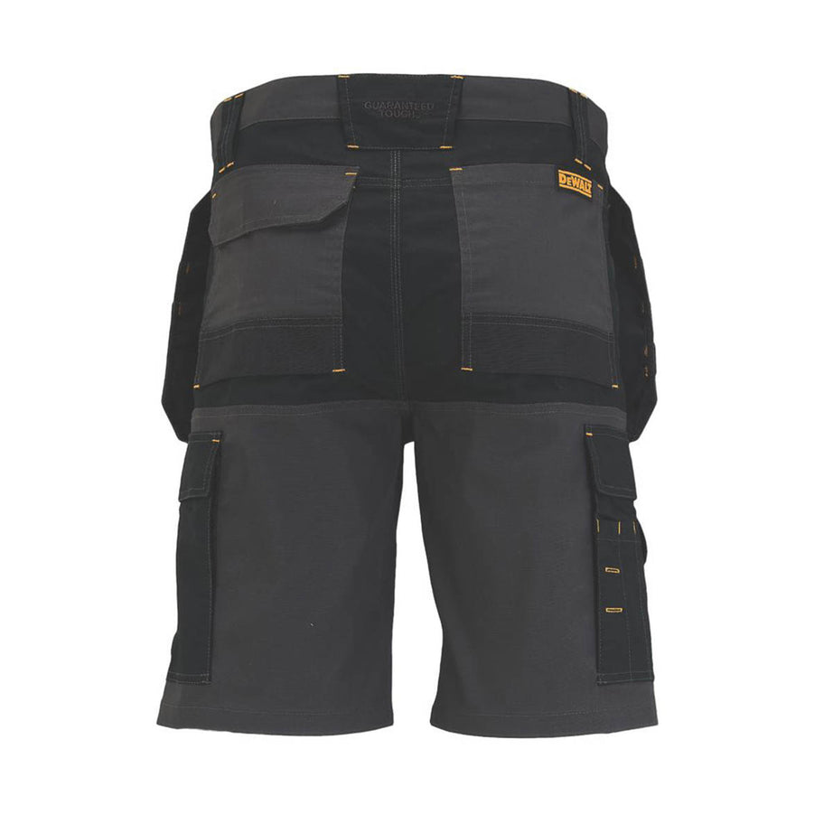 DEWALT Mens Work Shorts Valdez Grey Black Holster Pockets Breathable 40" W - Image 2