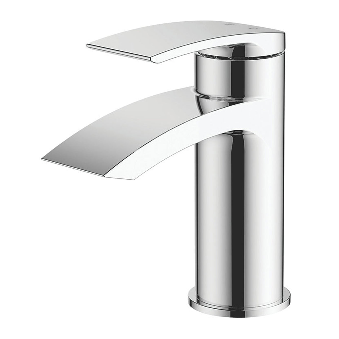Bathroom Basin Tap Mono Mixer Single Lever Chrome Clicker Waste Modern Faucet - Image 1