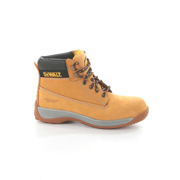 DeWalt Mens Safety Boots Wide Fit Ankle Yellow Wheat Steel Toe Comfort Size 12 - Image 2