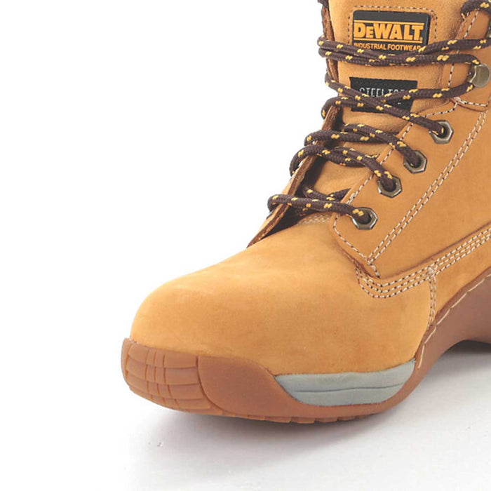 DeWalt Mens Safety Boots Wide Fit Ankle Yellow Wheat Steel Toe Comfort Size 12 - Image 4
