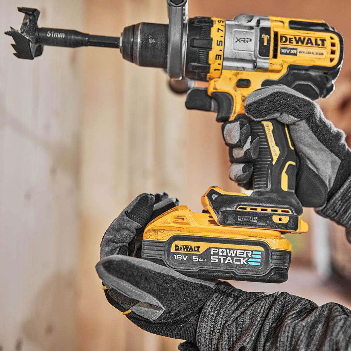 DeWalt Hammer Drill Driver Cordless 18V 2x5Ah Li-Ion DCD999H2T Brushless - Image 4