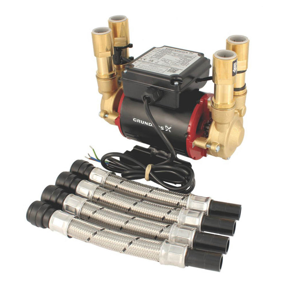 Grundfos Shower Pump STP-2.0 B Regenerative Twin Positive Head Durable 2.0bar - Image 1