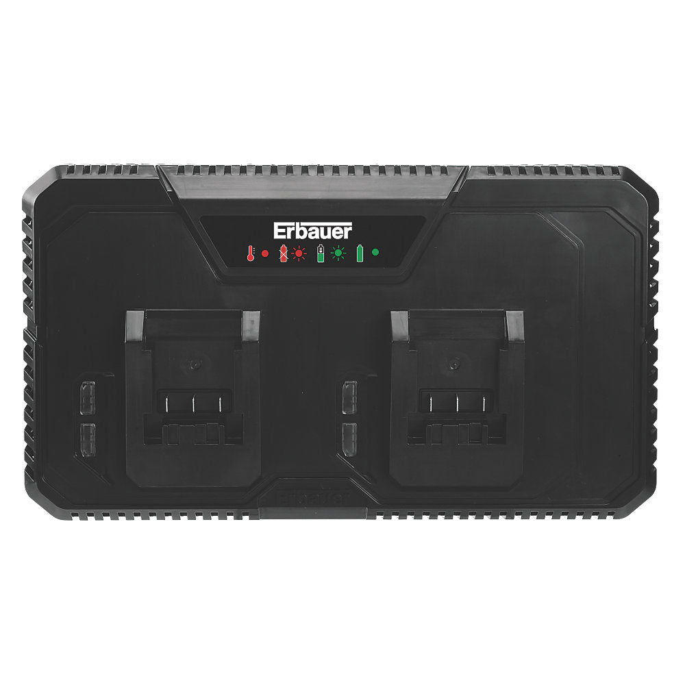 Erbauer Multi Port Charger 18V EMC18-Li EXT Li-Ion 6A Wall Mounted Fast Dual - Image 1