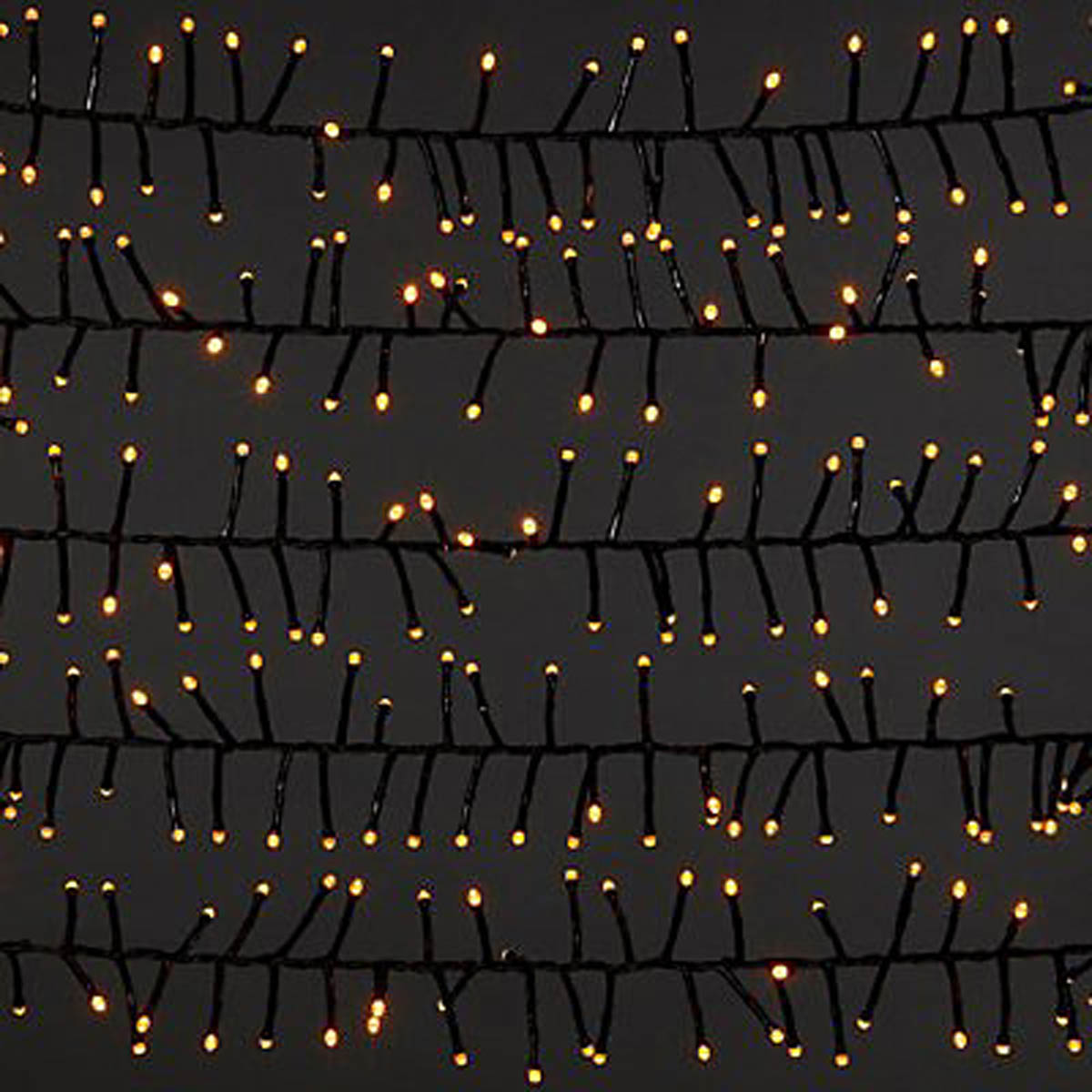 LED Christmas String Lights 2000 Warm White Cluster Timer Indoor Outdoor Home - Image 3