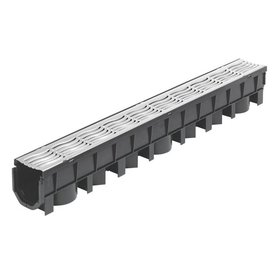 Channel Drainage Galvanised Grating Heavy Duty 1.5-Tonne Point Load (L)1m - Image 1