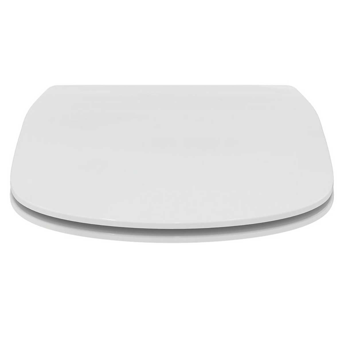 Toilet Seat And Cover Duraplast White Top Fix Standard Close D-Shape Fixed - Image 3
