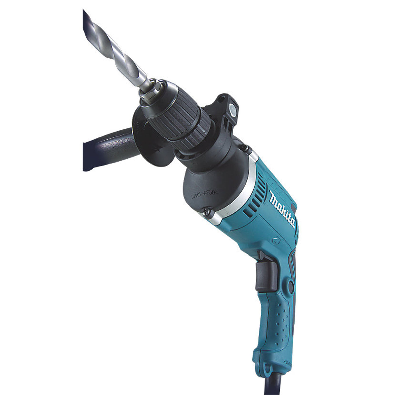Makita Percussion Drill HP1631K/2 Electric Brushed Keyless Chuck Case 710W 240V - Image 3