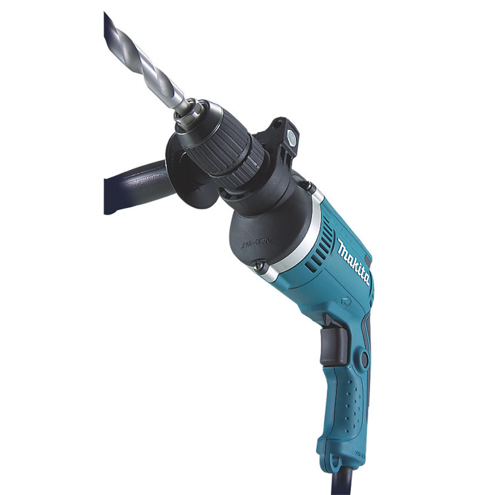 Makita Percussion Drill HP1631K/2 Electric Brushed Keyless Chuck Case 710W 240V - Image 3