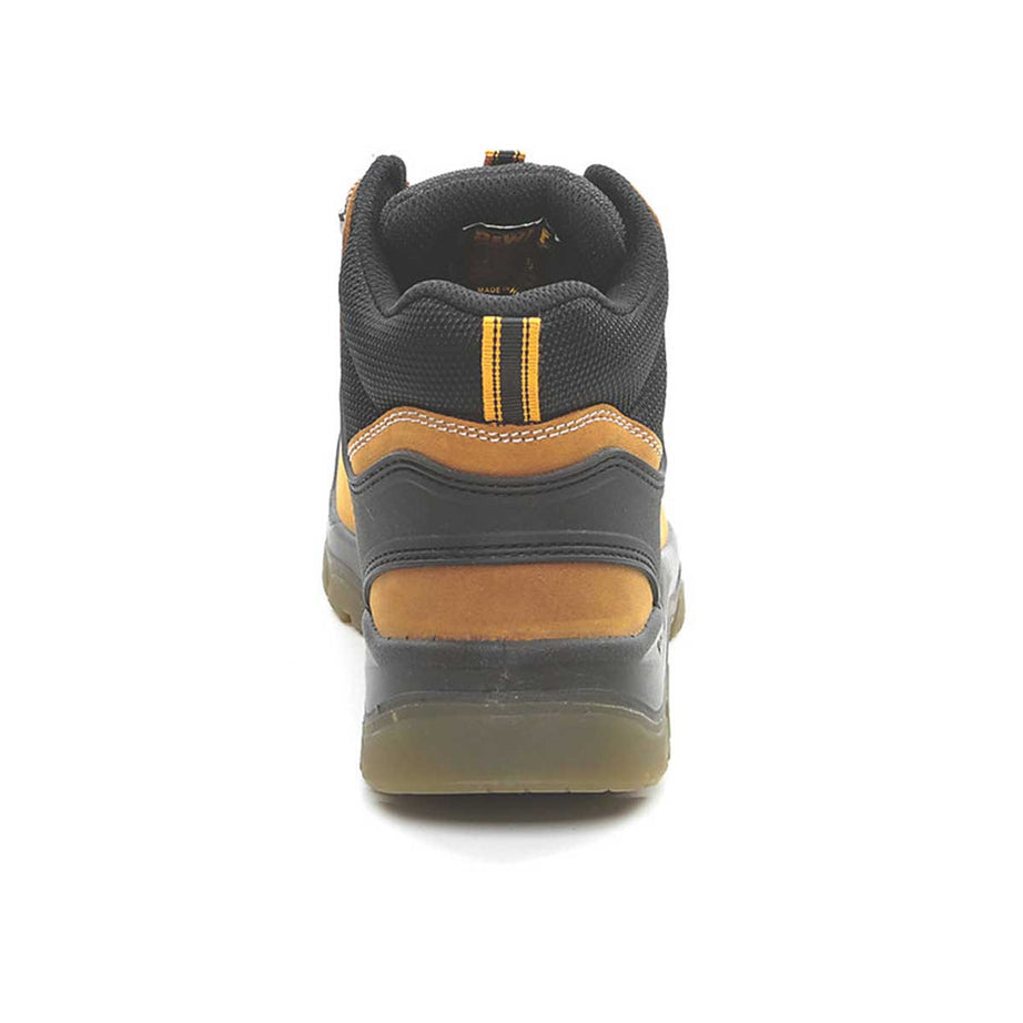 DeWalt Safety Boots Mens Standard Fit Tan Leather Waterproof Steel Toe Size 8 - Image 3