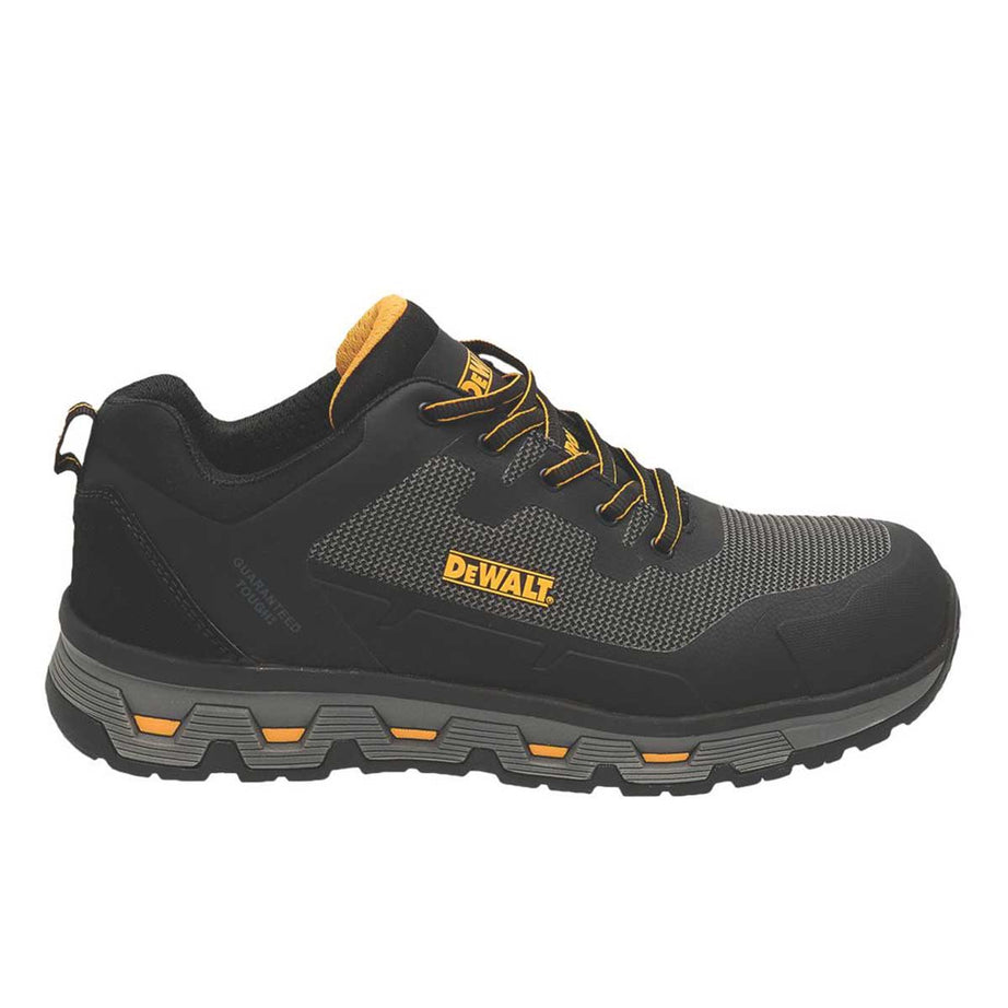 DeWalt Safety Trainers Mens Standard Fit Black Synthetic Aluminium Toe Size 10 - Image 2