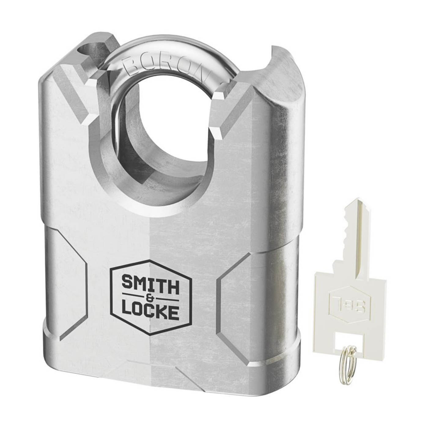 Smith & Locke  Steel  Water-Resistant Closed Shackle  Padlock 70mm - Image 1
