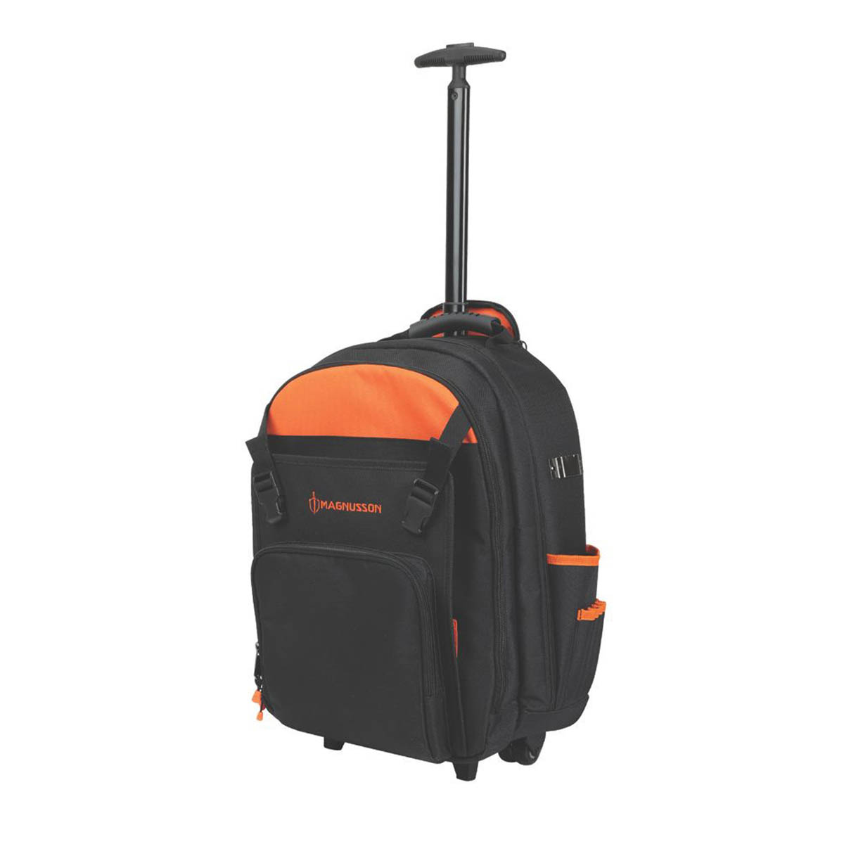 Magnusson Backpack Wheeled Orange Black Heavy Duty Water Resistant 25Ltr - Image 1