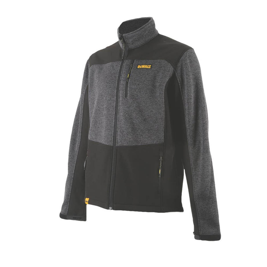 DeWalt Work Fleeces Jacket Mens Grey Black Breathable Zip Up Medium 43" Chest - Image 3