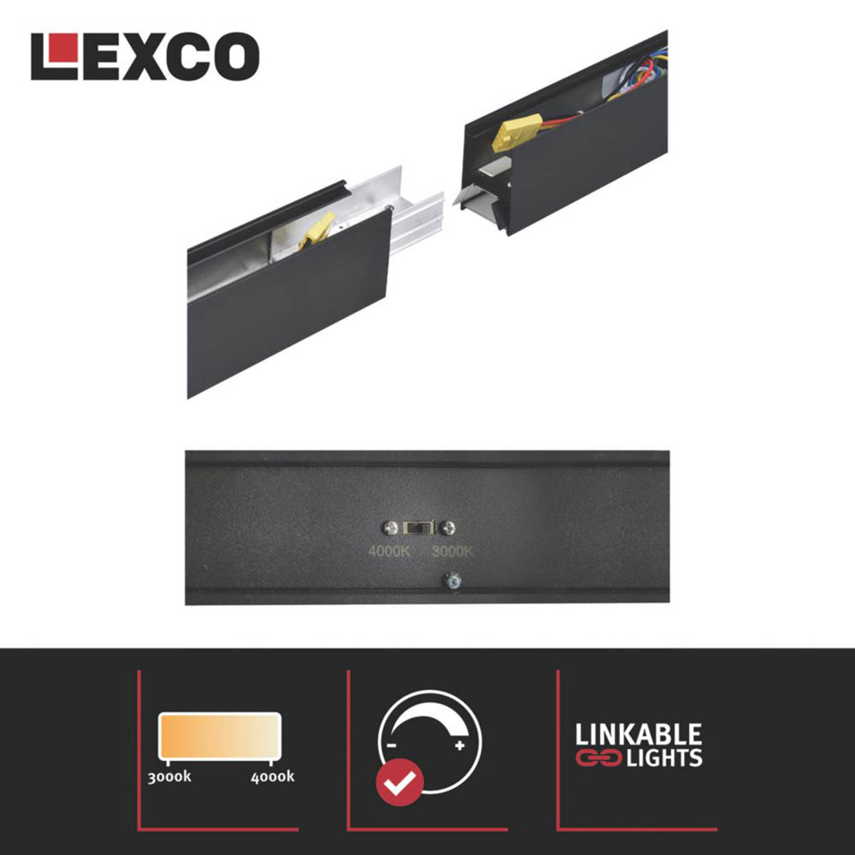 Lexco Castula LED Pendant Black 23W 2500lm - Image 4