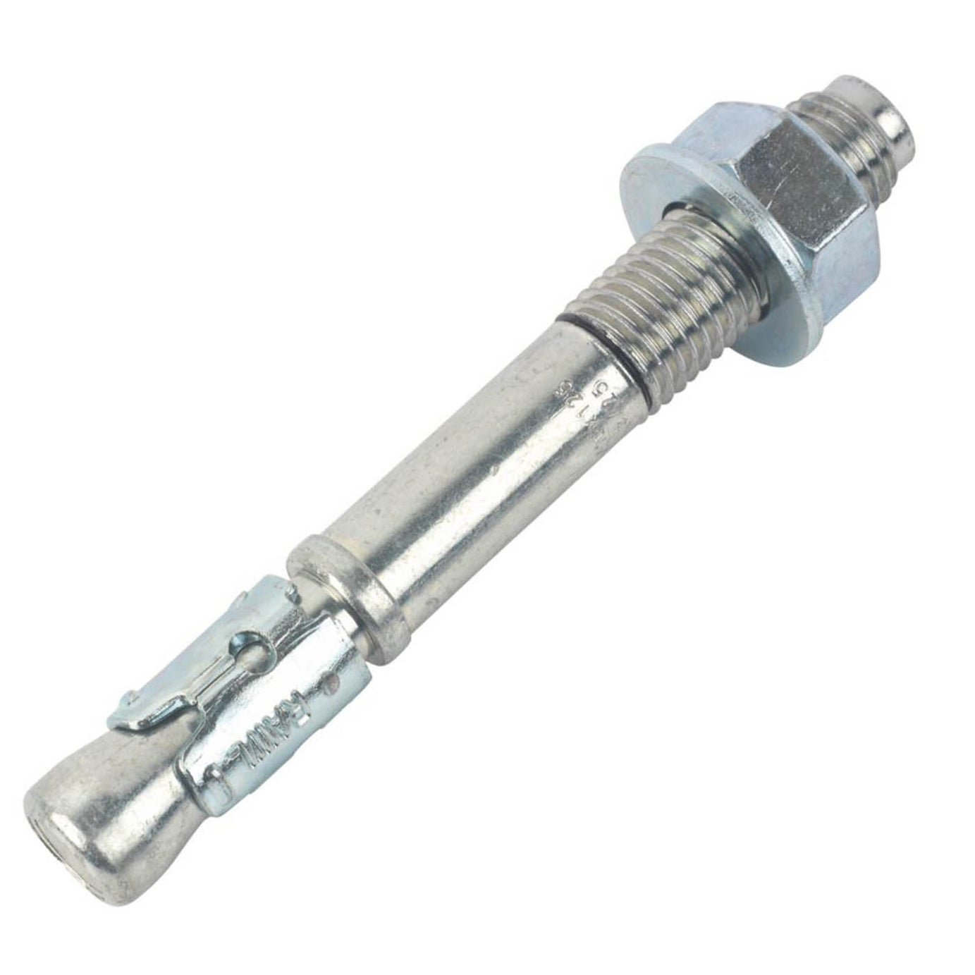 Rawlplug Through Bolts R-XPT M16 x 125mm Zinc-Plated Anchor Durable 25 Pack - Image 1
