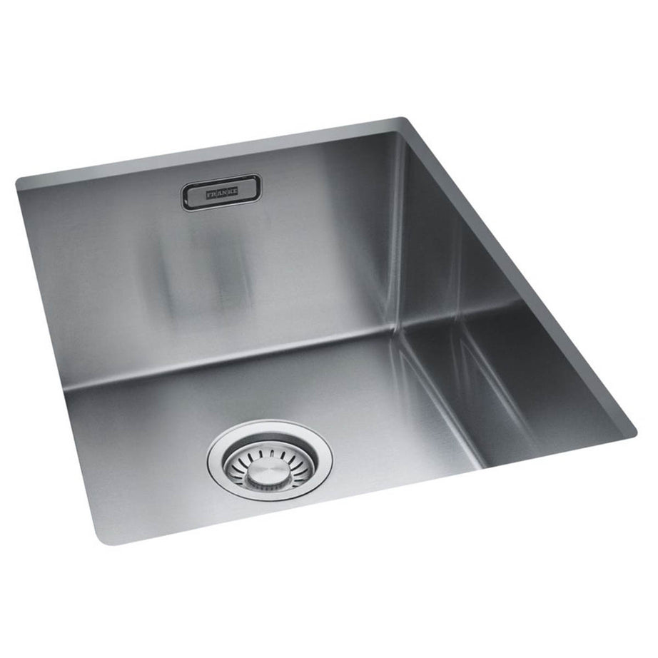 Franke Kitchen Sink Undermount 1 Bowl Brushed Stainless Steel Rectangular Waste - Image 2