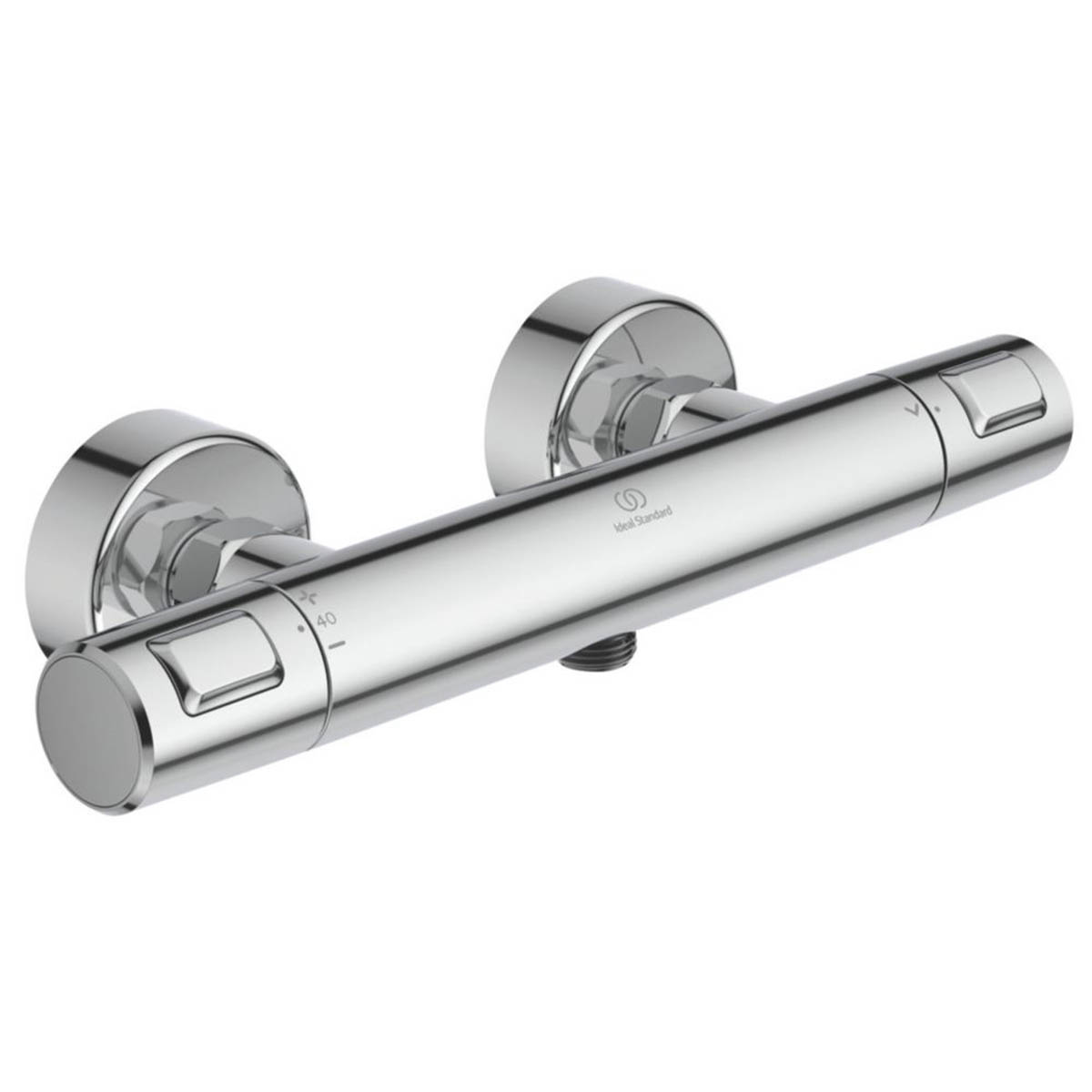 Ideal Standard Exposed Bar Shower Mixer Valve Thermostatic Wall Chrome Durable - Image 2