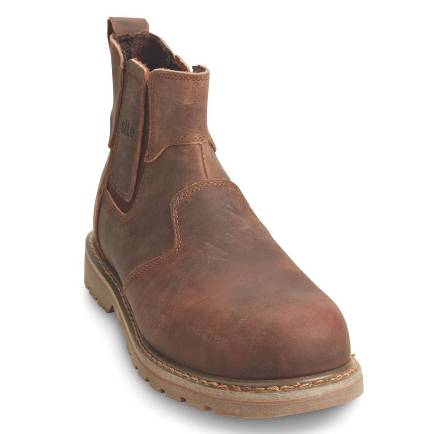 Site Mudguard Size 15  Brown  Steel Toe Cap Safety Dealer Boots - Image 1
