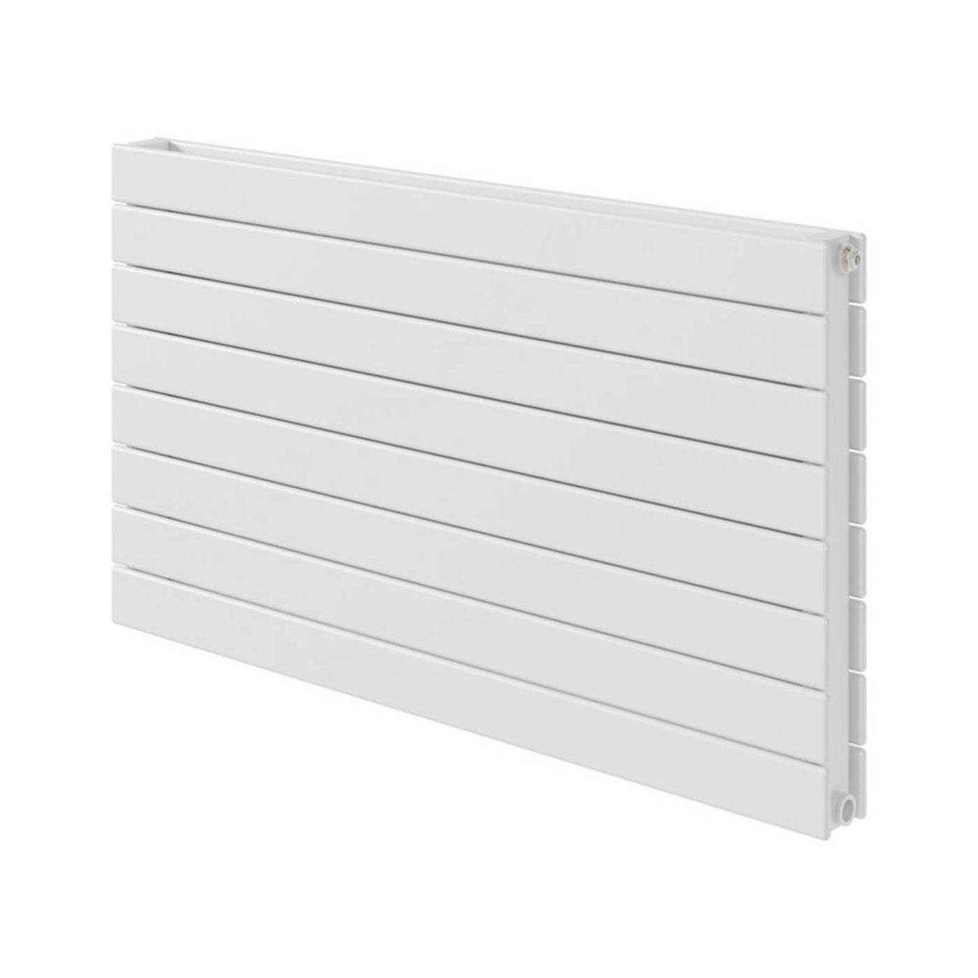 Designer Radiator White Horizontal Double Panel Contemporary 1080W 57.8x100cm - Image 1