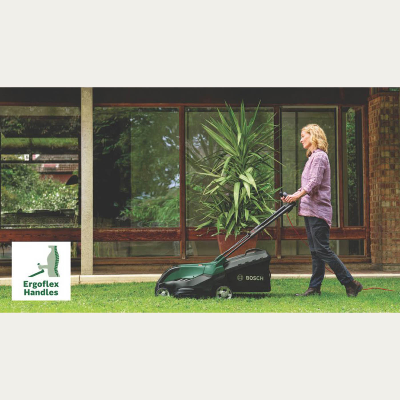 Bosch Lawnmower Electric AdvancedRotak40-650 Rotary Garden Grass Cutter 1700W - Image 2