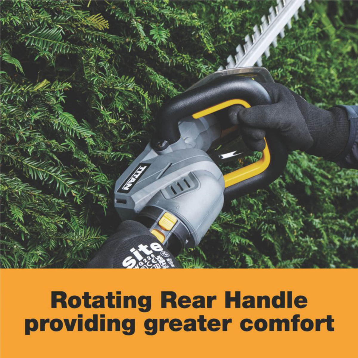 Titan Hedge Trimmer Cordless 36V 4.0Ah Li-Ion TTT1210GHT Garden 65 cm Cutter - Image 5
