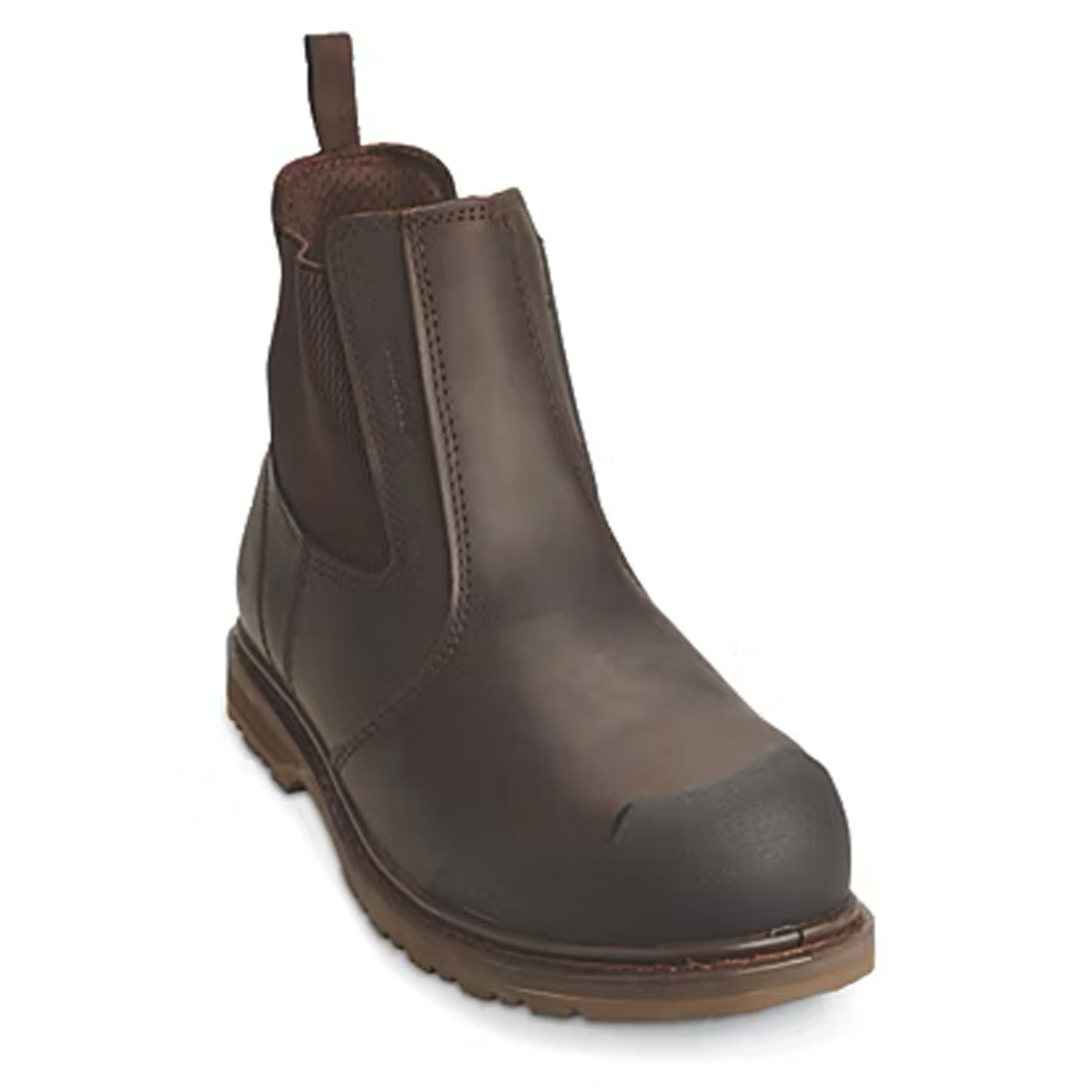 Site Safety Dealer Boots Mens Wide Fit Brown Water Resistant Steel Toe Size 9 - Image 1