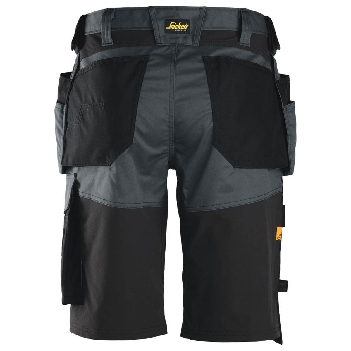 Snickers Work Shorts Mens Loose Fit Grey Black Stretch Multi Pockets Cargo 36W - Image 5
