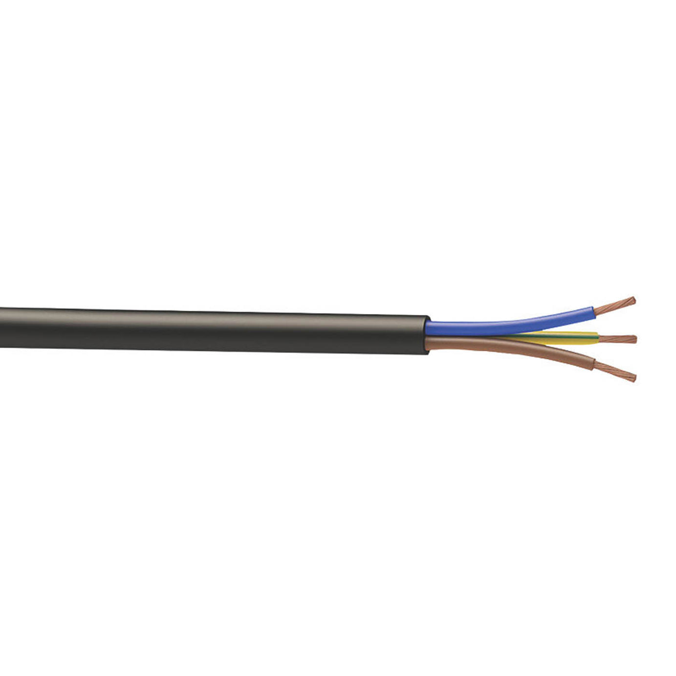 Time 3-Core Cable Flexible Rubber Pond Black Drum Compact Durable 0.75Mm² X 50m - Image 2