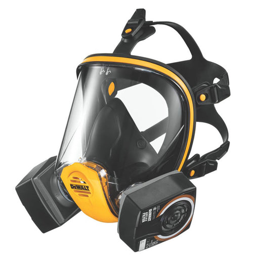 DeWalt Full Face Mask Respirator Unisex A2-P3 Organic Gases Dust Silica Medium - Image 1