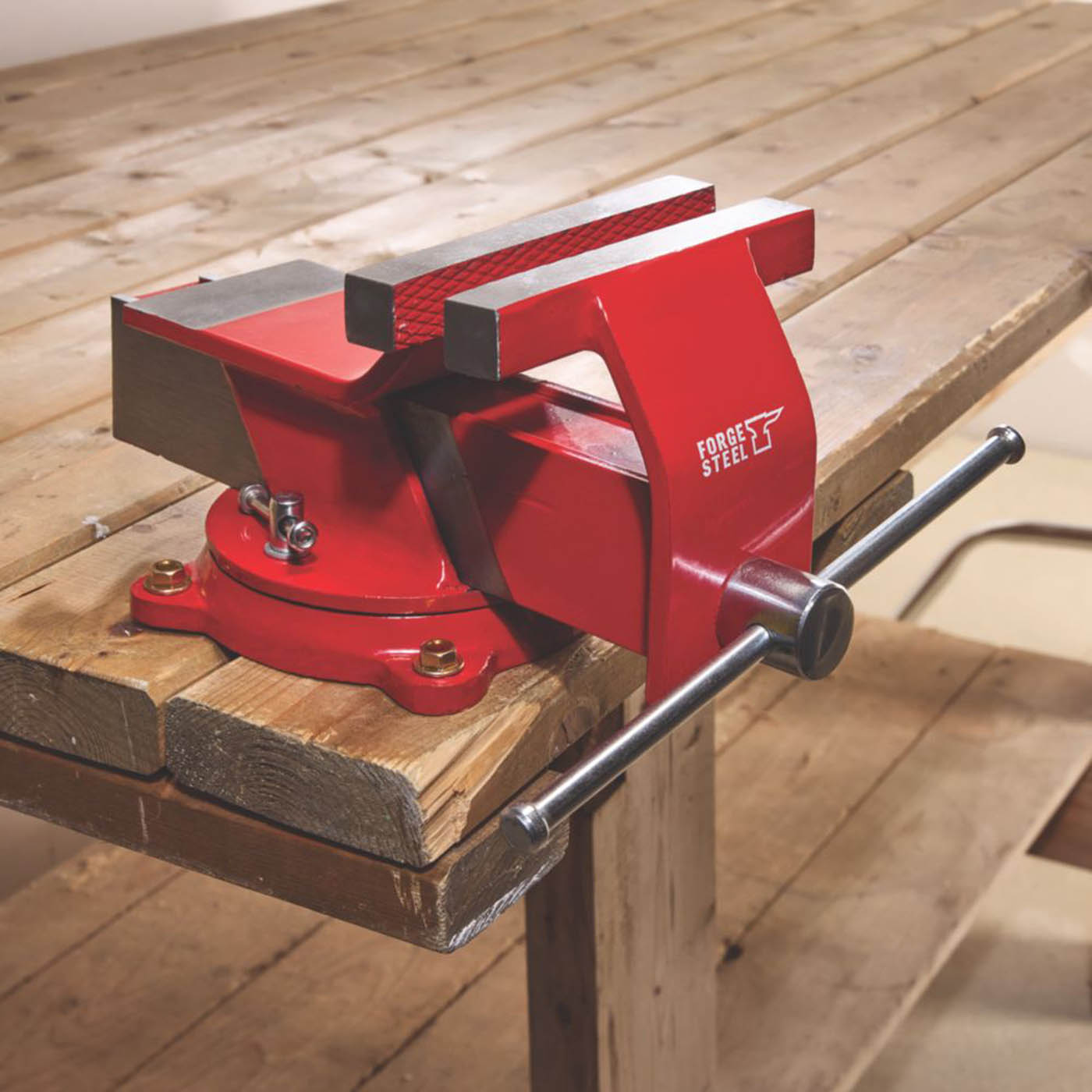 Forge Steel Workshop Vice 4.64" (118mm) - Image 5