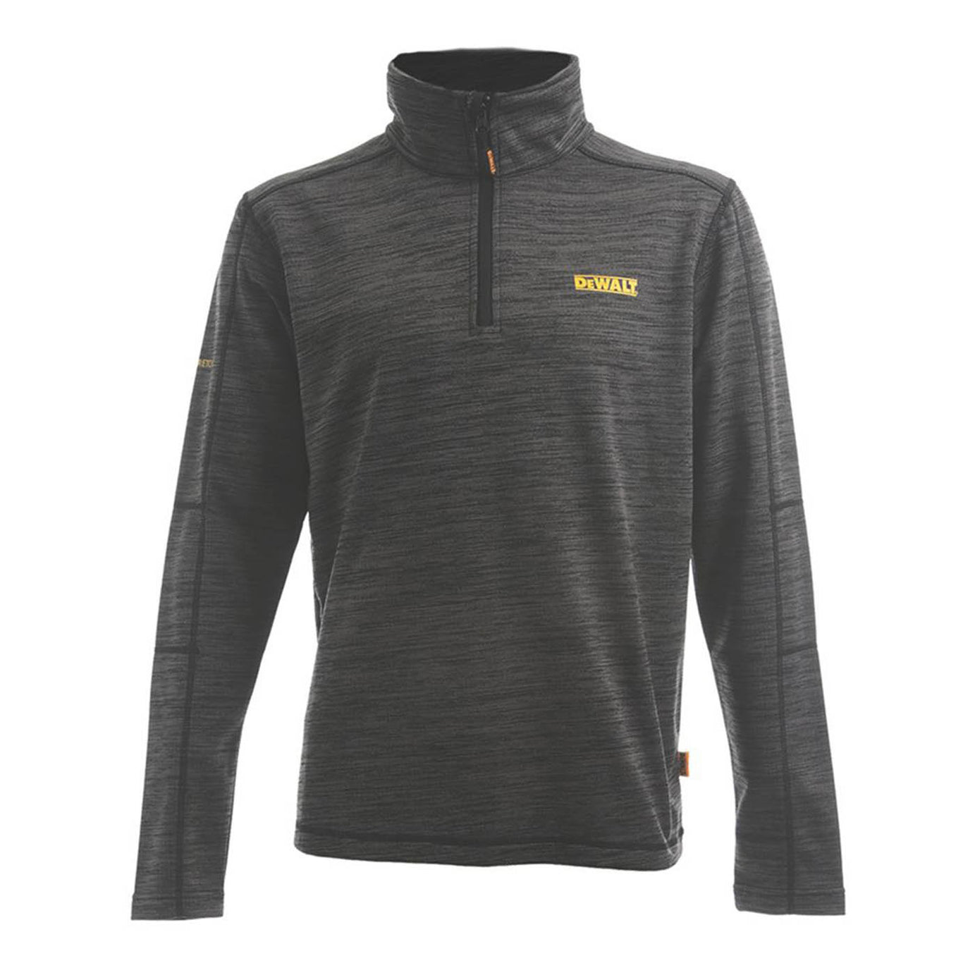DEWALT Mens Midlayer Fleece Grey Lightweight Breathable Large 42 - 44" Chest - Image 1