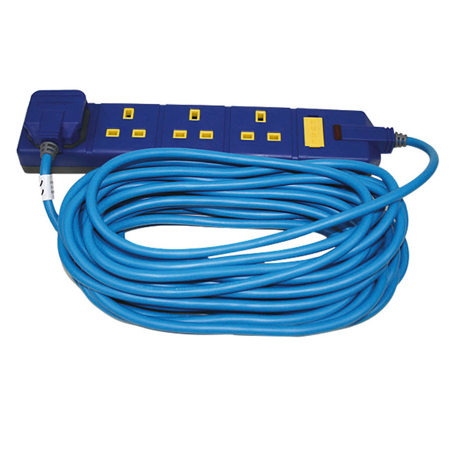 Masterplug Socket 4 Gang Heavy Duty Extension Lead Overload Protection 10m - Image 2
