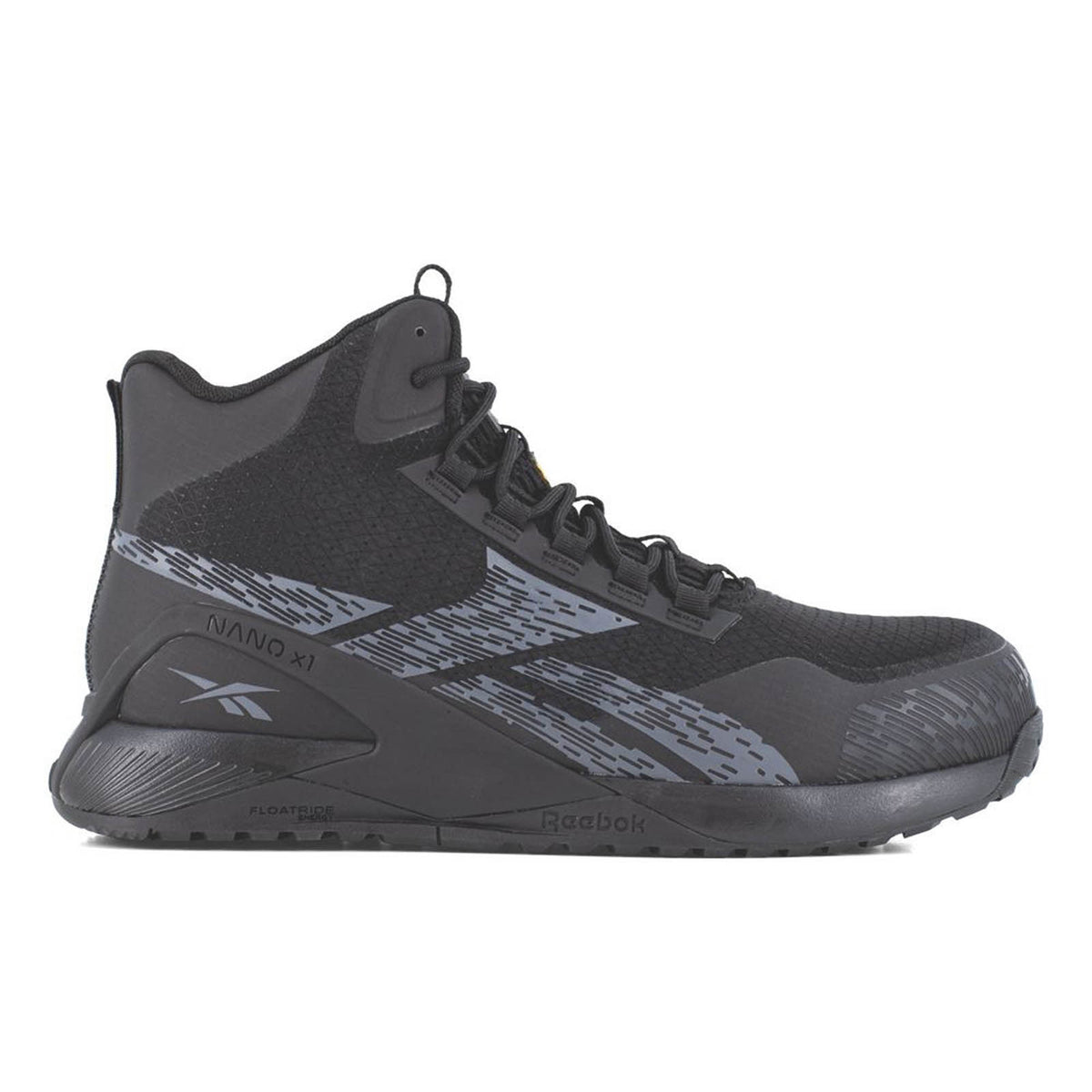 Reebok Safety Trainer Boots Mens Wide Fit Black Work Boots Composite Toe Size 9 - Image 2