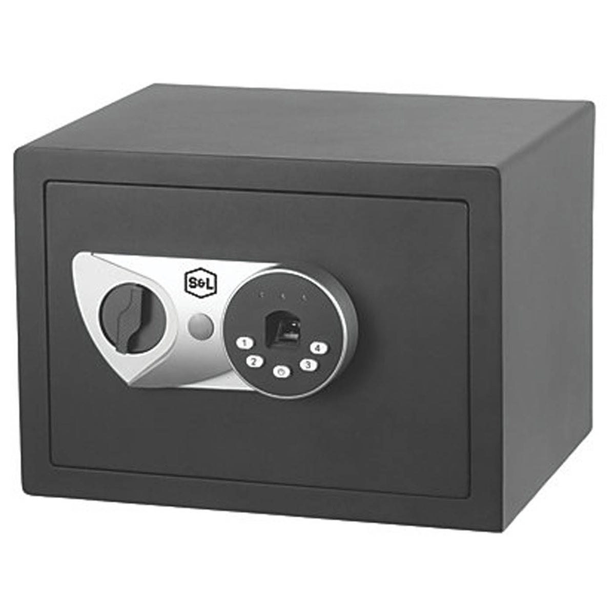 Smith & Locke Fingerprint Safe Steel Durable Wall Or Floor-Mounted 16Ltr - Image 1
