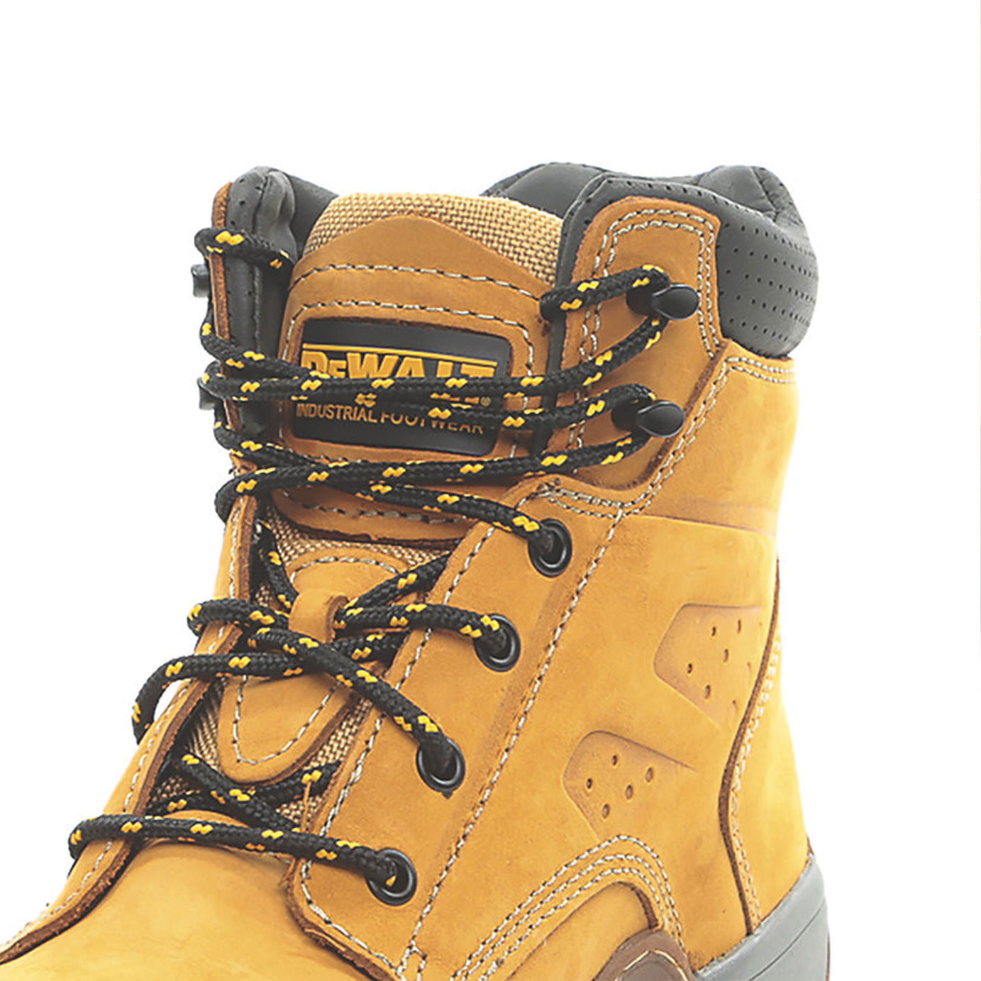 DeWalt Safety Boots Honey Yellow Leather Lightweight Flexible Size 6 - Image 6